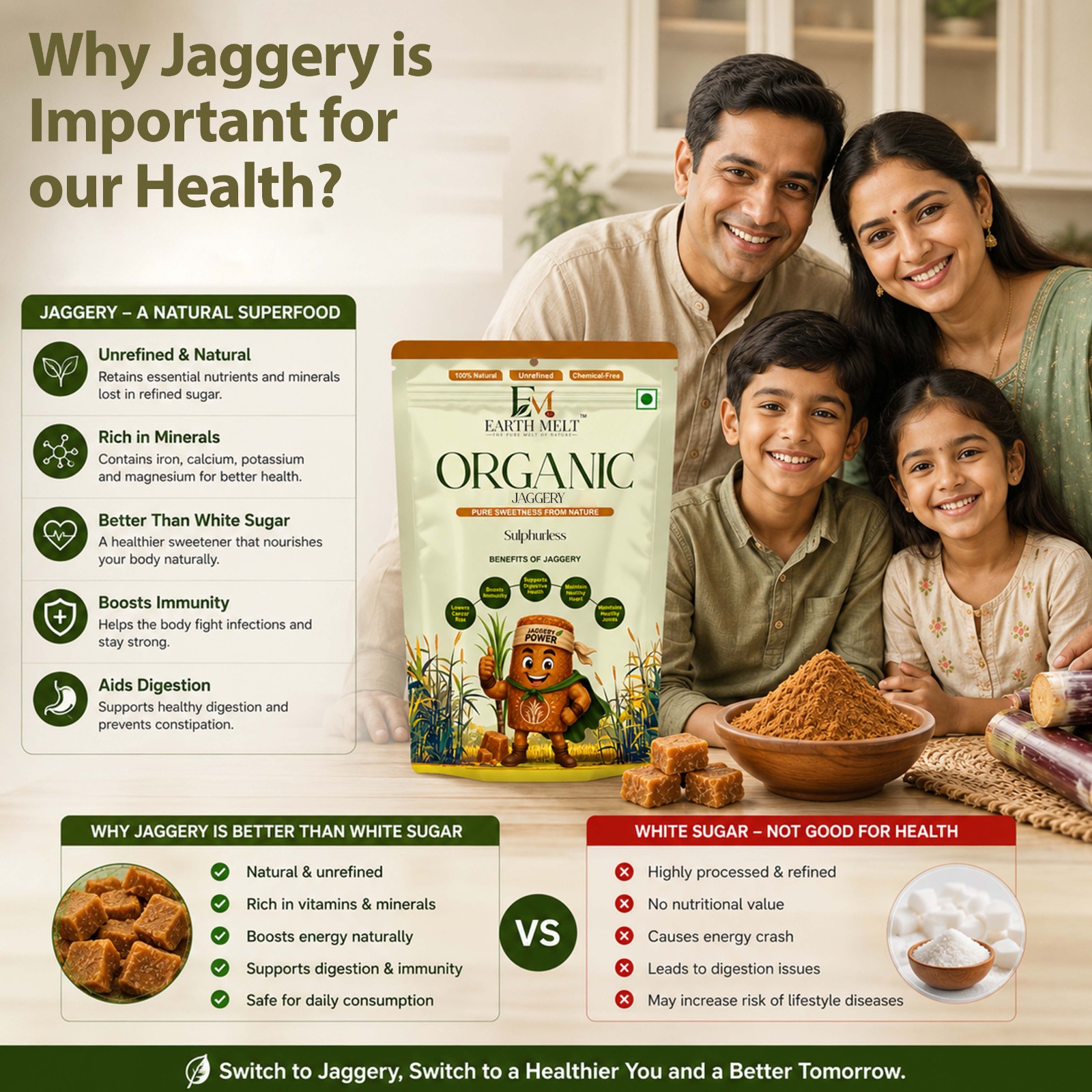 Pure jaggery